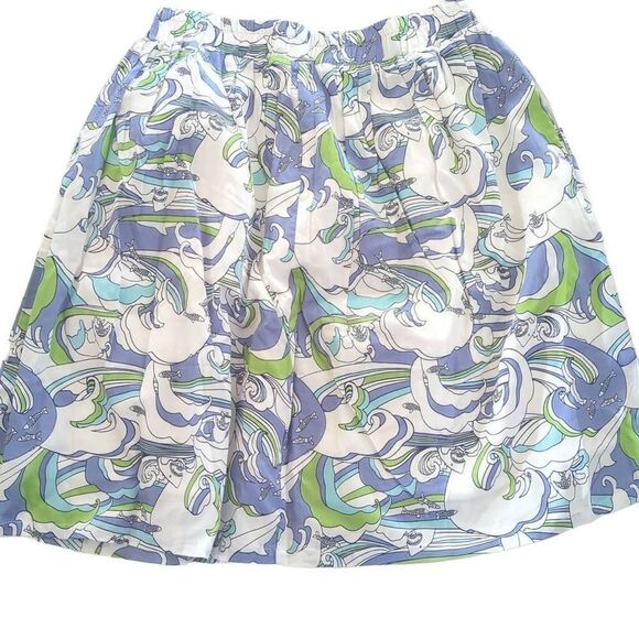 Modcloth Dresses & Skirts - Modcloth On My Wavelength Shark Attack Skater Skirt With Pockets Fully Lined Sm
